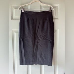 Samuji black wool pencil skirt size 38 EU 8 US
